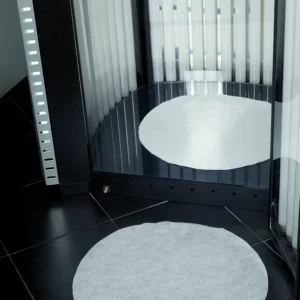 Tapis rond en non tissé